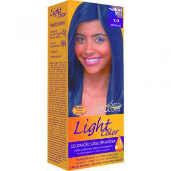 Tintura Light Color 1.0 Preto Azulado