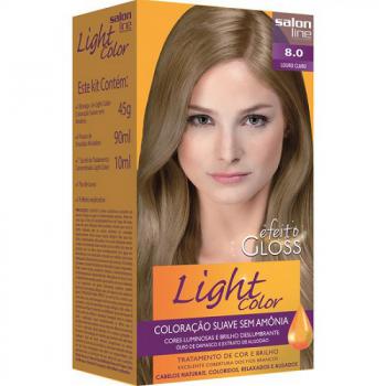 Tintura Salon Line Light Color 8.0 Louro Claro