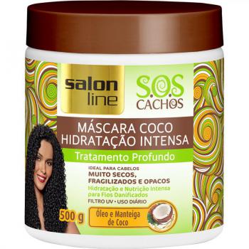 Mascara Tratamento Salon Line Sos Cachos Coco 500g