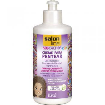 CREME SALON LINE P/PENTEAR 300ML KIDS SOS