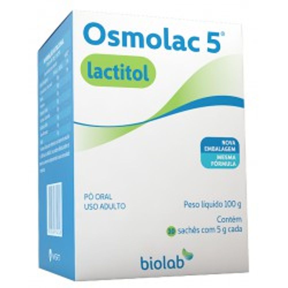 Osmolac com 10 saches 5g