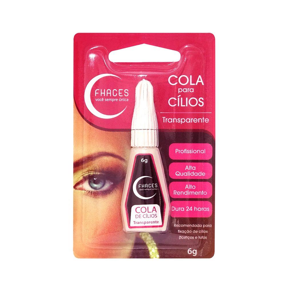 COLA PARA CILIOS POSTICOS FHACES TRANSPARENTE 6G