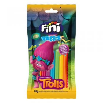 Bala Fini Tubes Trolls 80g