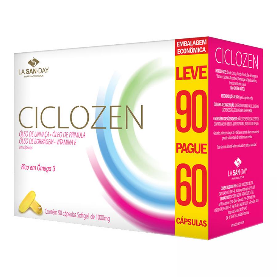 CICLOZEN LA SAN-DAY LEVE 90 PAGUE 60 CAPSULAS