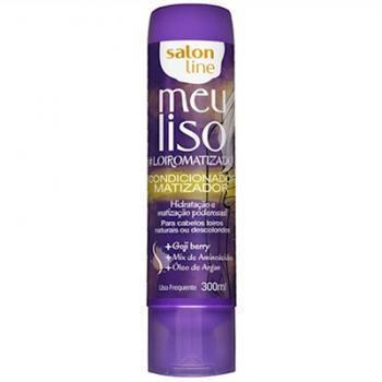 Condicionador Matizador Salon Line Meu Liso Loiro Matizado 300ml