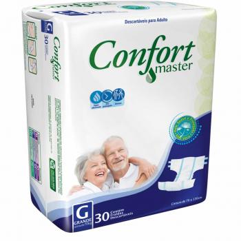 FRALDA GERIATRICA CONFORT MASTER GRANDE 30 unidades