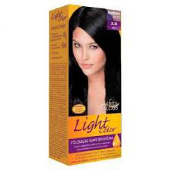 Tintura Profissional Lightcolor 2.0 Preto 45g