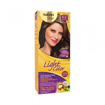 Tintura Salon Line Light Color 6.0 Louro Escuro