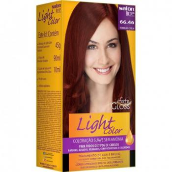 TINTURA SALON LINE LIGHT COLOR 6.646 VERMELHO CEREJA