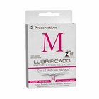 Preservativo M force lubrificado com  3 unidades