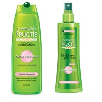 Shampoo 300ml + Leite Pentear Fructis Ondas 150ml