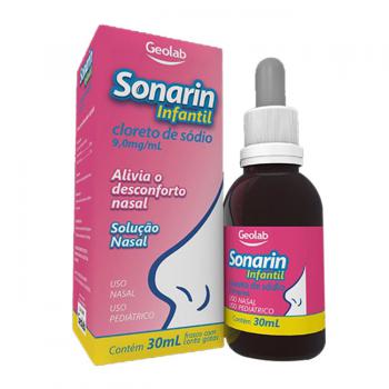 Sonarin 0.9%. solução nasal. frasco com 30ml