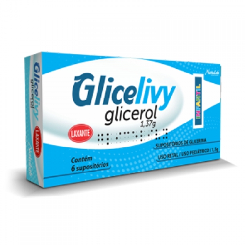 Supositorio Infantil Glicelivy 6 Unidades