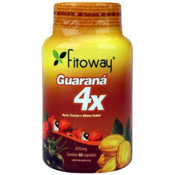 Guaraná 4x - 470mg - 60 cápsulas