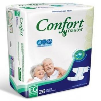 FRALDA CONFORT MASTER Geriatrica XG 26 unidades