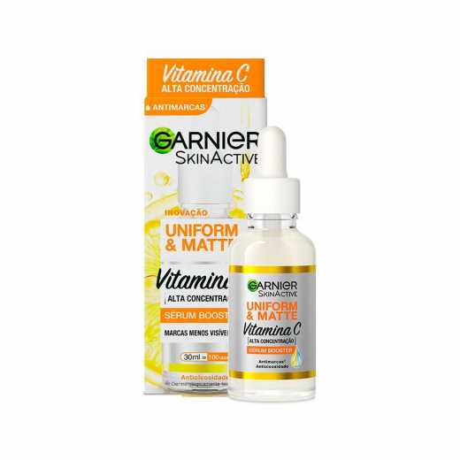 Serum Booster Facial Garnier Uniform&Matte Vitamina C 30mL